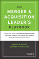 Book cover of: Merger & Acquisition Leader's Playbook. By: George B. Bradt
