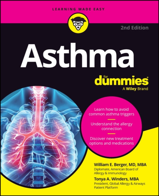 Book cover of: Asthma For Dummies. By: William E. Berger