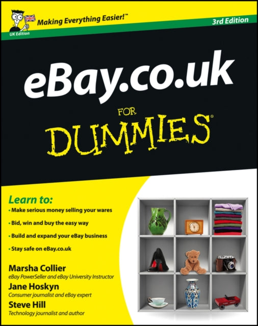 Book cover of: eBay.co.uk For Dummies. By: Marsha Collier