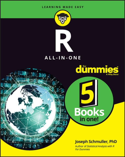 Book cover of: R All-in-One For Dummies. By: Joseph Schmuller