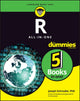 Book cover of: R All-in-One For Dummies. By: Joseph Schmuller