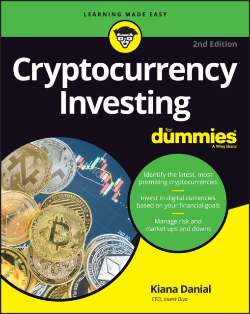 Book cover of: Cryptocurrency Investing For Dummies. By: Kiana Danial