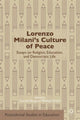 Book cover of: Lorenzo Milani's Culture of Peace. By: C. Borg