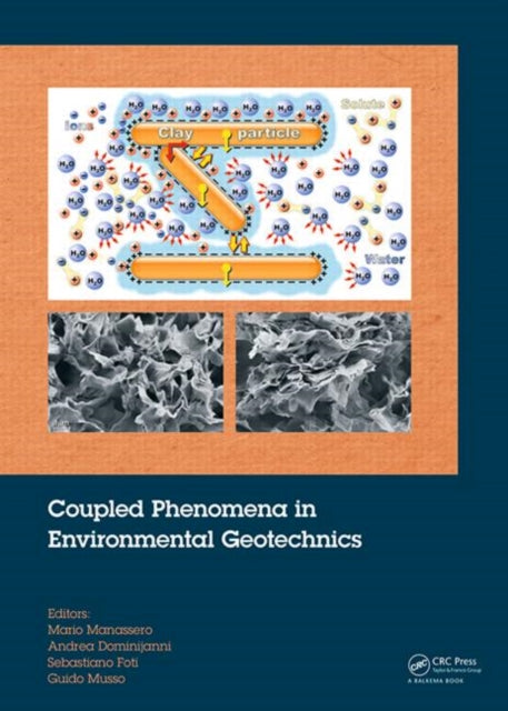 Book cover of: Coupled Phenomena in Environmental Geotechnics. By: Mario Manassero