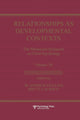 Book cover of: Relationships as Developmental Contexts. By: W. Andrew Collins