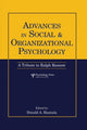 Book cover of: Advances in Social and Organizational Psychology. By: Donald A. Hantula