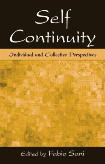 Book cover of: Self Continuity. By: Fabio Sani
