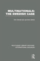 Book cover of: Multinationals: The Swedish Case (RLE International Business). By: Erik Hornell