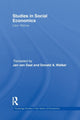 Book cover of: Studies in Social Economics. By: Lon Walras