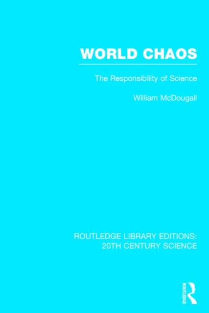 Book cover of: World Chaos. By: McDougall, William
