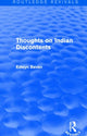 Book cover of: Thoughts on Indian Discontents (Routledge Revivals). By: Edwyn Bevan