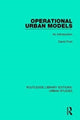Book cover of: Operational Urban Models. By: David Foot