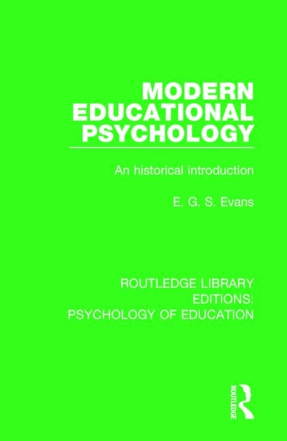 Book cover of: Modern Educational Psychology