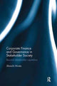 Book cover of: Corporate Finance and Governance in Stakeholder Society. By: Shinichi Hirota