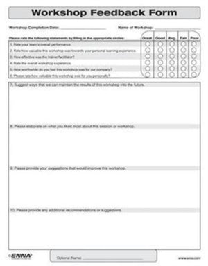 Workshop Feedback Form