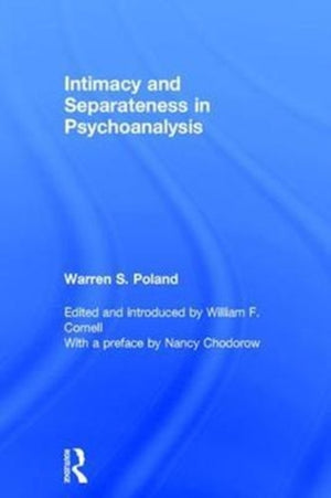 Intimacy and Separateness in Psychoanalysis