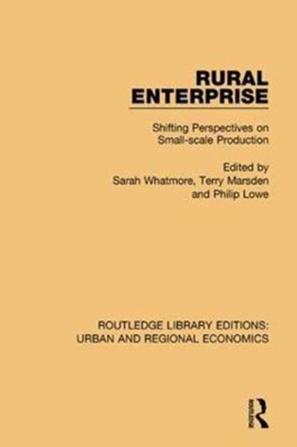 Book cover of: Rural Enterprise. By: Sarah Whatmore