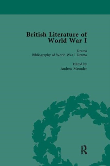 Book cover of: British Literature of World War I, Volume 5. By: Andrew Maunder