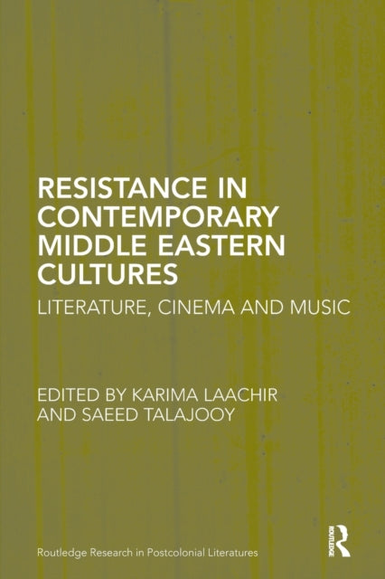 Book cover of: Resistance in Contemporary Middle Eastern Cultures. By: Karima Laachir