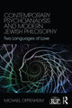 Book cover of: Contemporary Psychoanalysis and Modern Jewish Philosophy. By: Michael Oppenheim