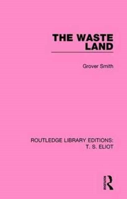 Book cover of: Waste Land. By: Grover Smith