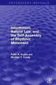 Book cover of: Information, Natural Law, and the Self-Assembly of Rhythmic Movement. By: Peter N. Kugler