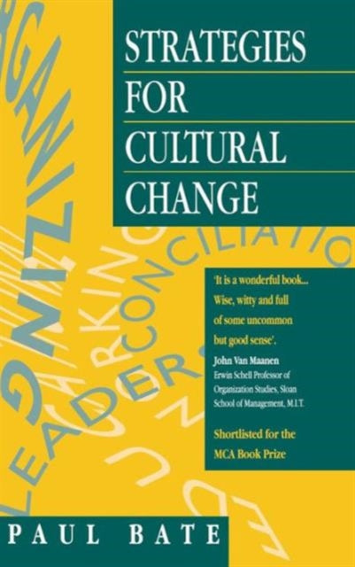 Book cover of: Strategies for Cultural Change. By: S. Paul Bate