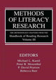 Book cover of: Methods of Literacy Research. By: Michael L. Kamil