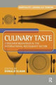 Book cover of: Culinary Taste. By: Donald Sloan