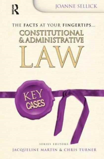 Book cover of: Key Cases: Constitutional and Administrative Law. By: Joanne Coles