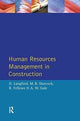 Book cover of: Human Resources Management in Construction. By: David Langford
