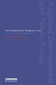 Book cover of: Social Exclusion in European Cities. By: Judith Allen