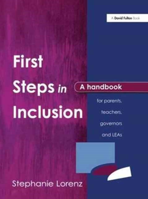 Book cover of: First Steps in Inclusion. By: Stephanie Lorenz
