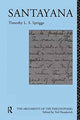 Book cover of: Santayana. By: Timothy L. S. Sprigge