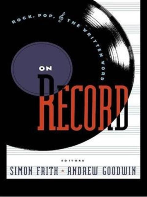 Book cover of: On Record. By: Simon Frith