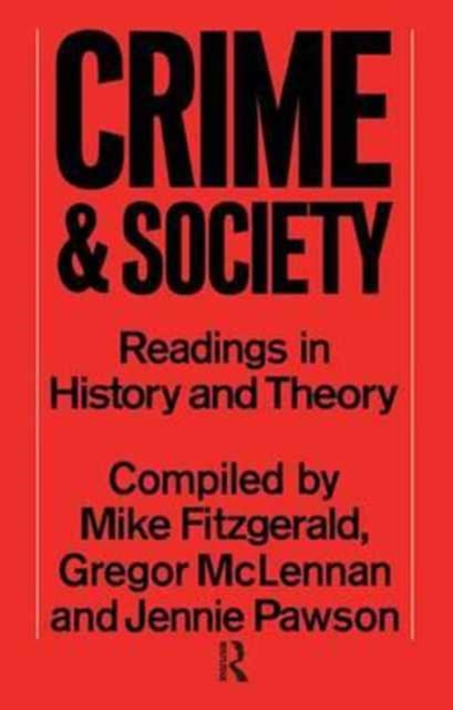 Book cover of: Crime and Society. By: Mike Fitzgerald