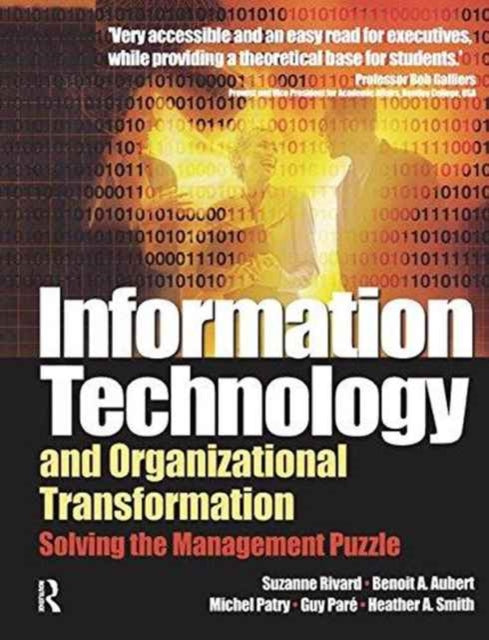 Book cover of: Information Technology and Organizational Transformation. By: Benoit Aubert