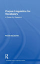 Book cover of: Corpus Linguistics for Vocabulary. By: Paweł Szudarski
