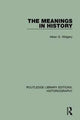 Book cover of: Meanings in History. By: Alban G. Widgery