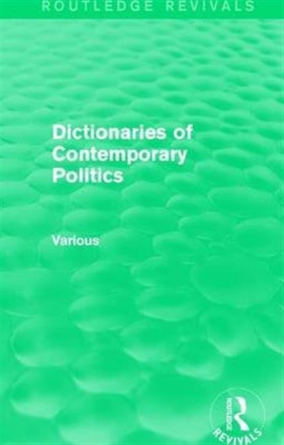 Book cover of: Dictionaries of Contemporary Politics