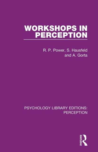 Book cover of: Workshops in Perception. By: Rod Power