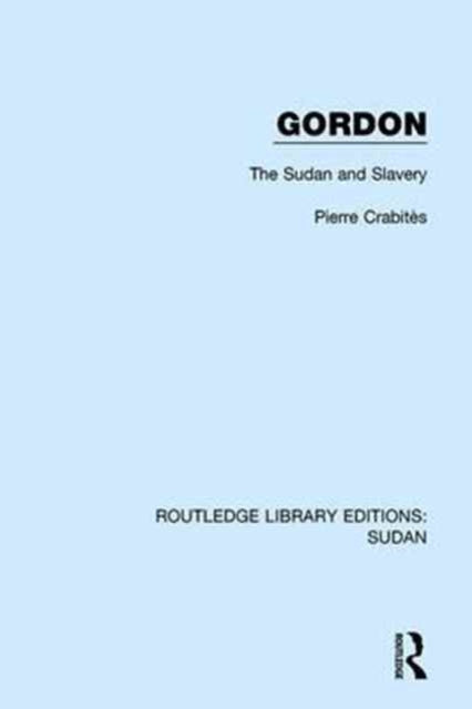 Book cover of: Gordon. By: Pierre Crabitès
