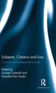 Book cover of: Subjects, Citizens and Law. By: Gunnel Cederlöf