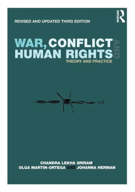 Book cover of: War, Conflict and Human Rights. By: Chandra Lekha Sriram