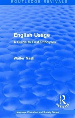 Routledge Revivals: English Usage (1986)