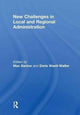 Book cover of: New Challenges in Local and Regional Administration. By: Max Barlow