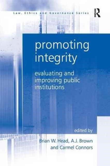 Book cover of: Promoting Integrity. By: A. J. Brown