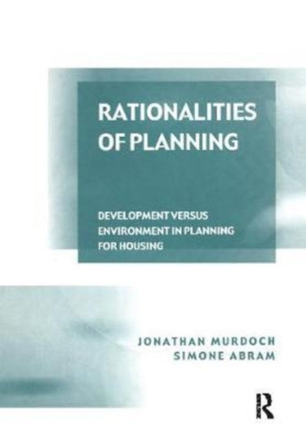 Book cover of: Rationalities of Planning. By: Jonathan Murdoch