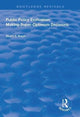 Book cover of: Public Policy Evaluation. By: Stuart S. Nagel