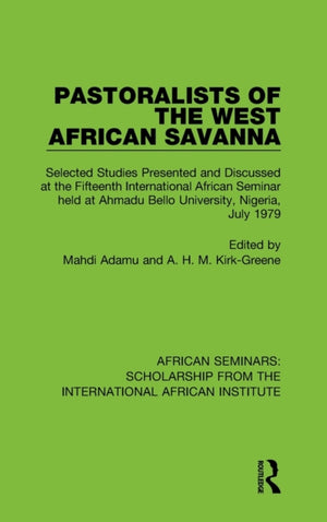 Pastoralists of the West African Savanna